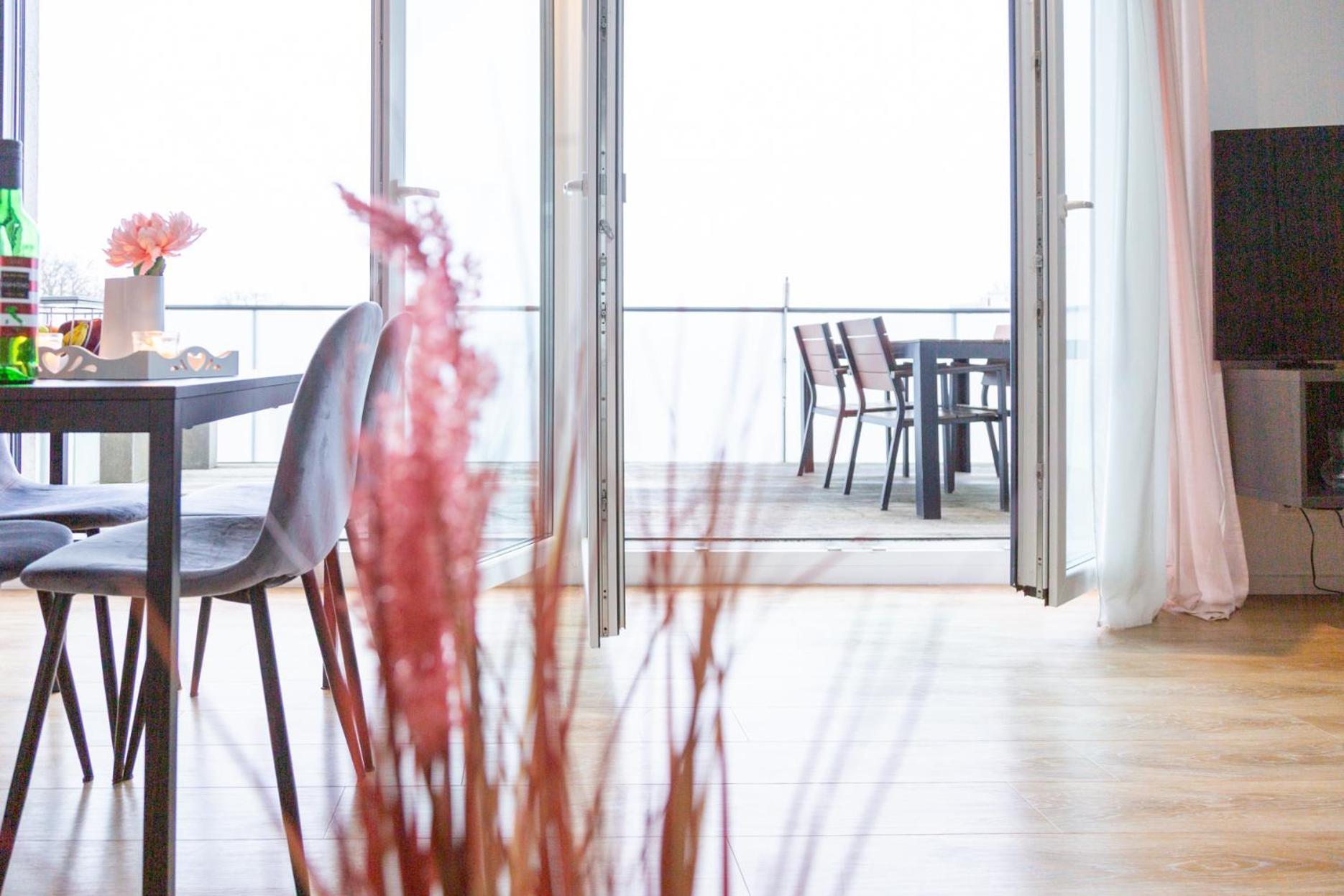 Micasa Ol - Modernes Penthouse - Stellplatz - Kueche - Wlan - Dachterrasse Apartamento Oldemburgo Exterior foto